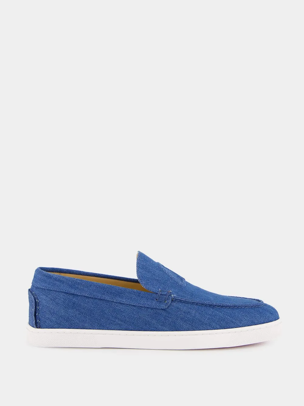 Blue Varsiboat Denim Cotton Loafers