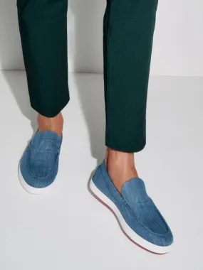 Blue Varsiboat Denim Cotton Loafers