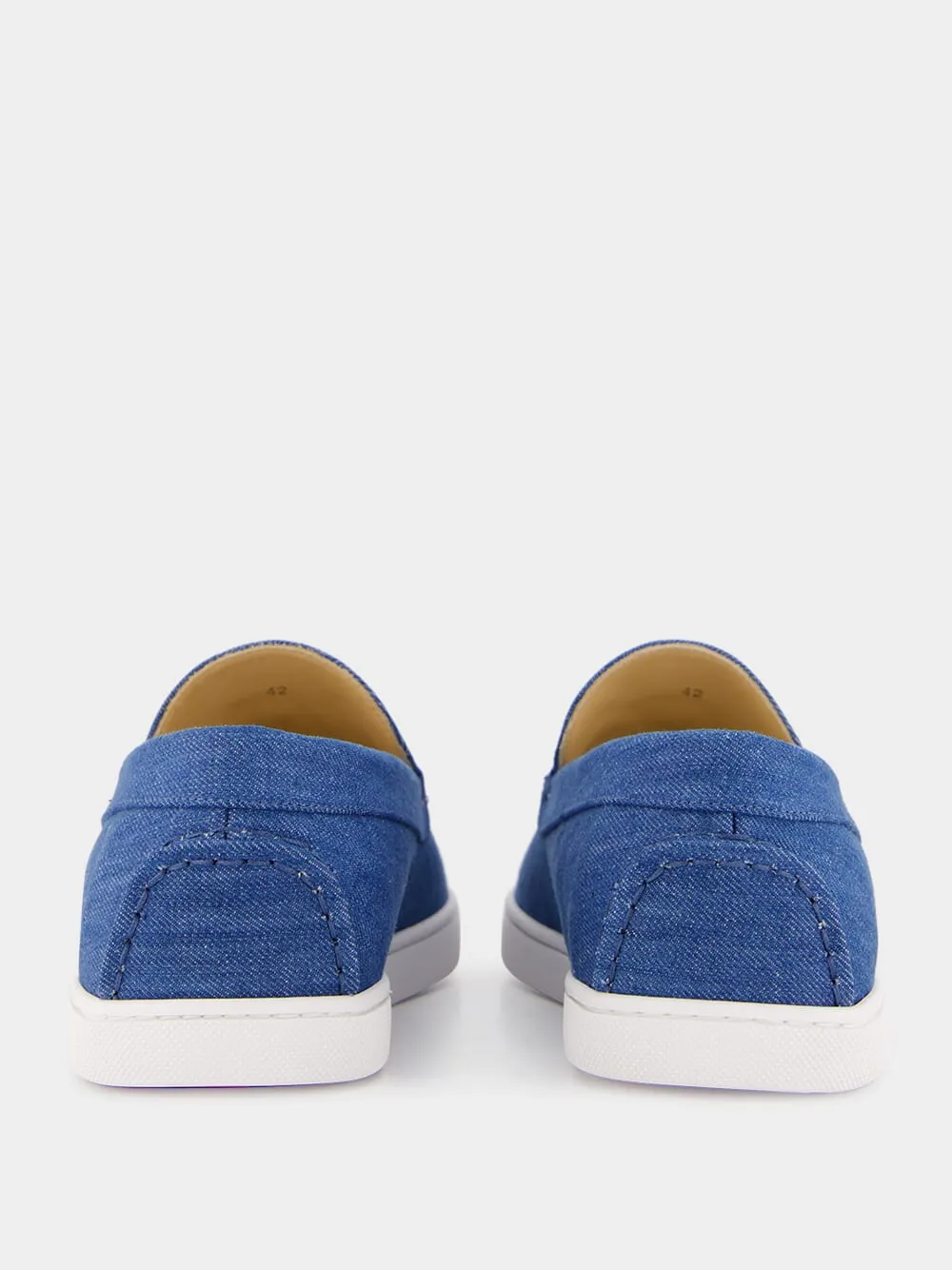 Blue Varsiboat Denim Cotton Loafers