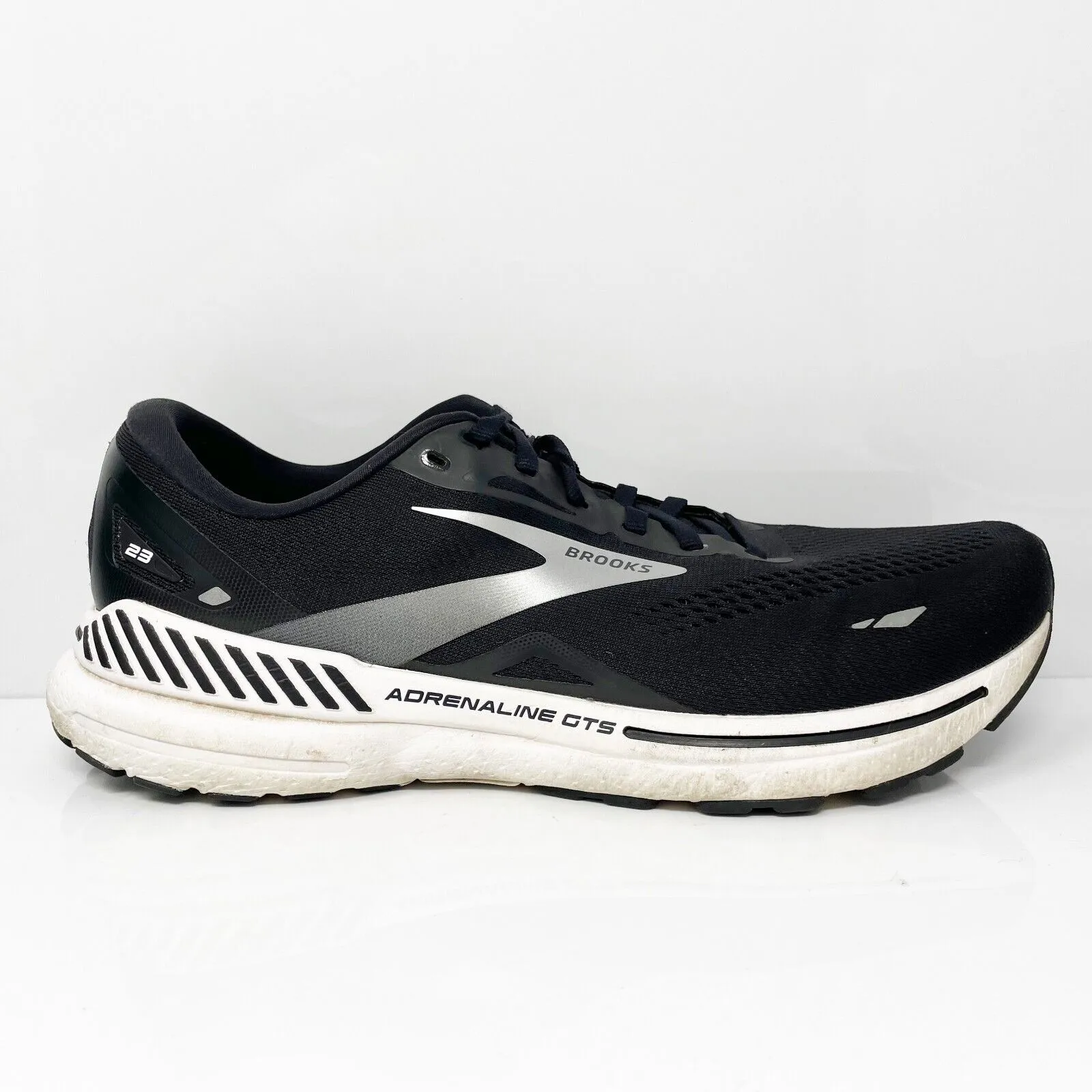 Brooks Mens Adrenaline GTS 23 1103911D004 Black Running Shoes Sneakers Sz 11.5 D