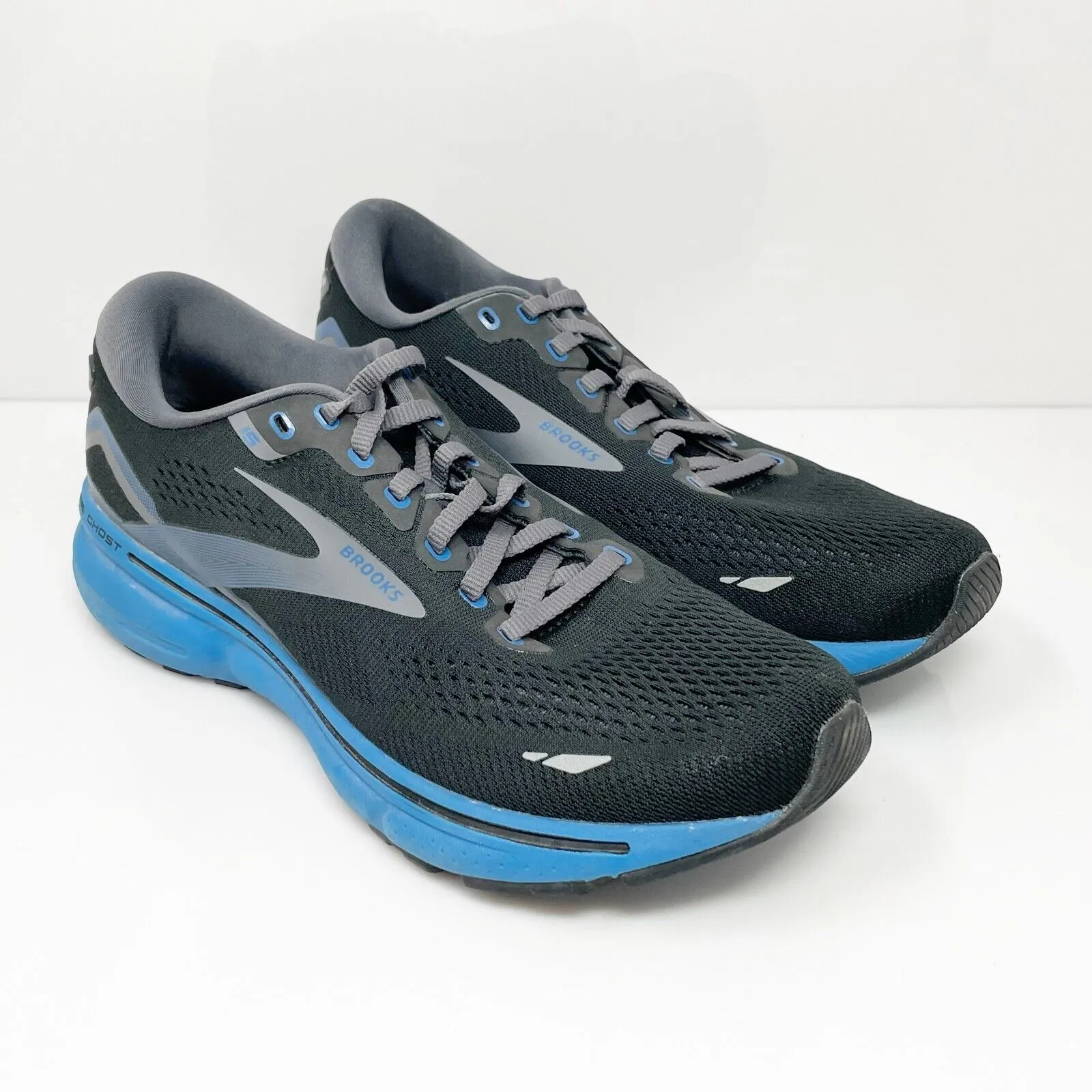 Brooks Mens Ghost 15 1103931D056 Black Running Shoes Sneakers Size 7.5 D