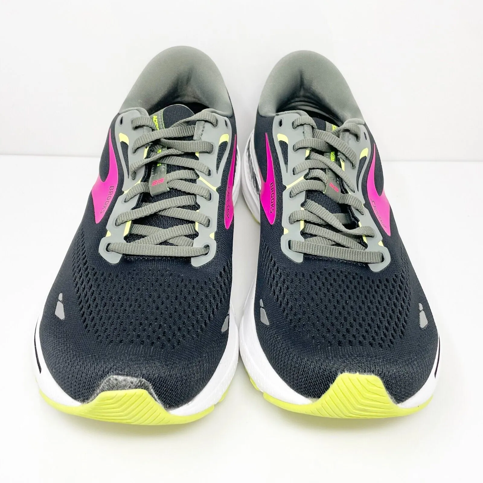 Brooks Womens Adrenaline GTS 23 1203811D037 Black Running Shoes Sneakers Sz 13 D