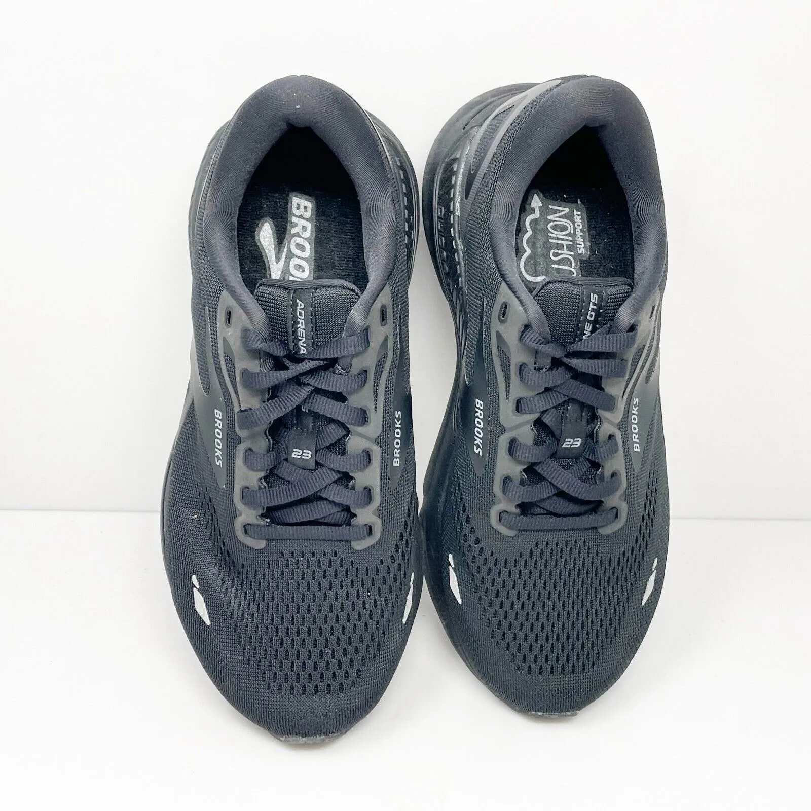 Brooks Womens Adrenaline GTS 23 1203812E020 Black Running Shoes Sneakers 8.5 2E