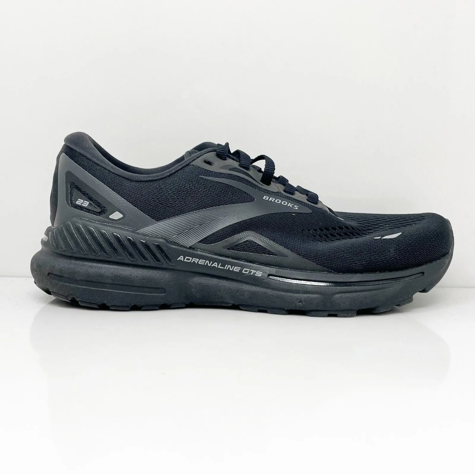 Brooks Womens Adrenaline GTS 23 1203812E020 Black Running Shoes Sneakers 8.5 2E