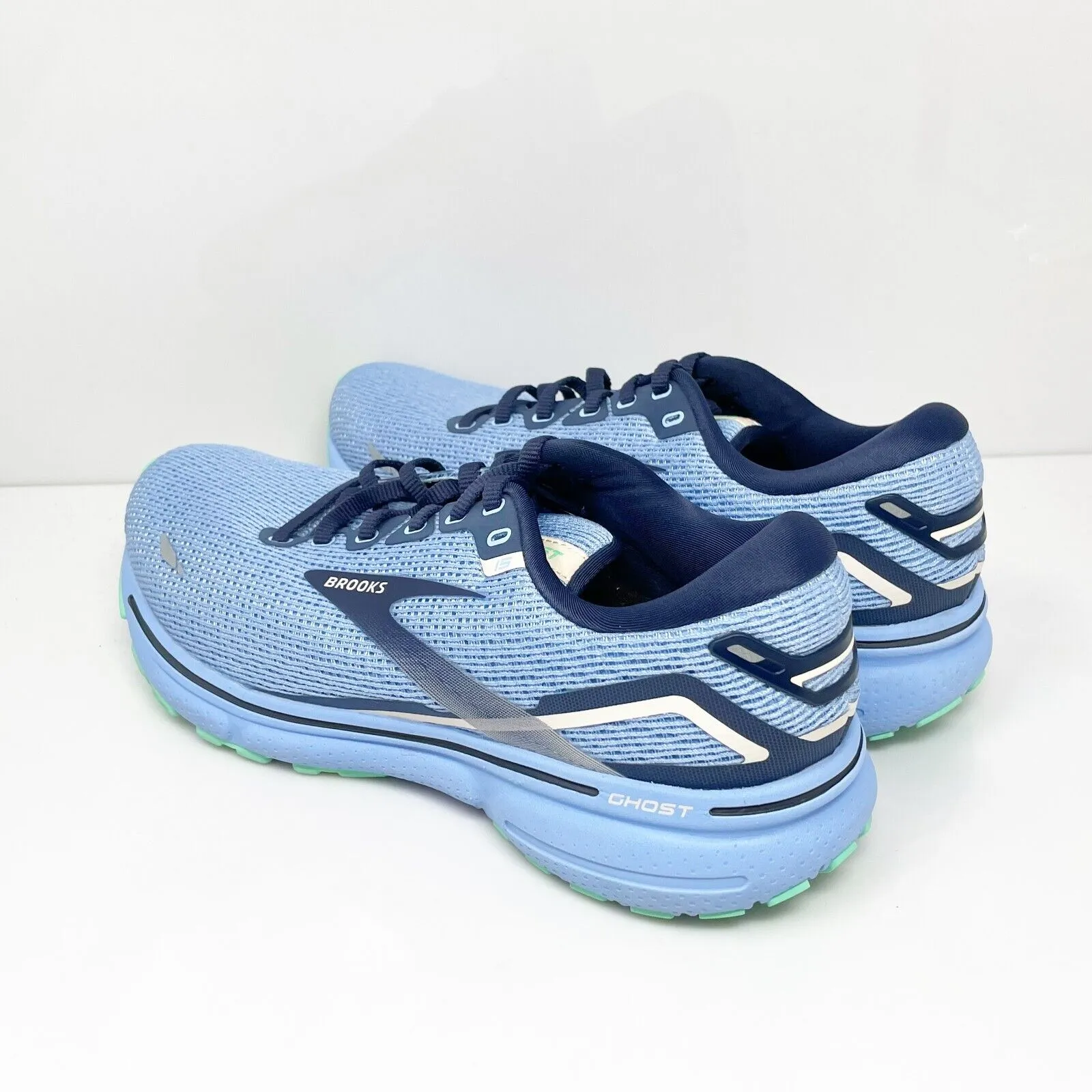 Brooks Womens Ghost 15 1203801B472 Blue Running Shoes Sneakers Size 9 B