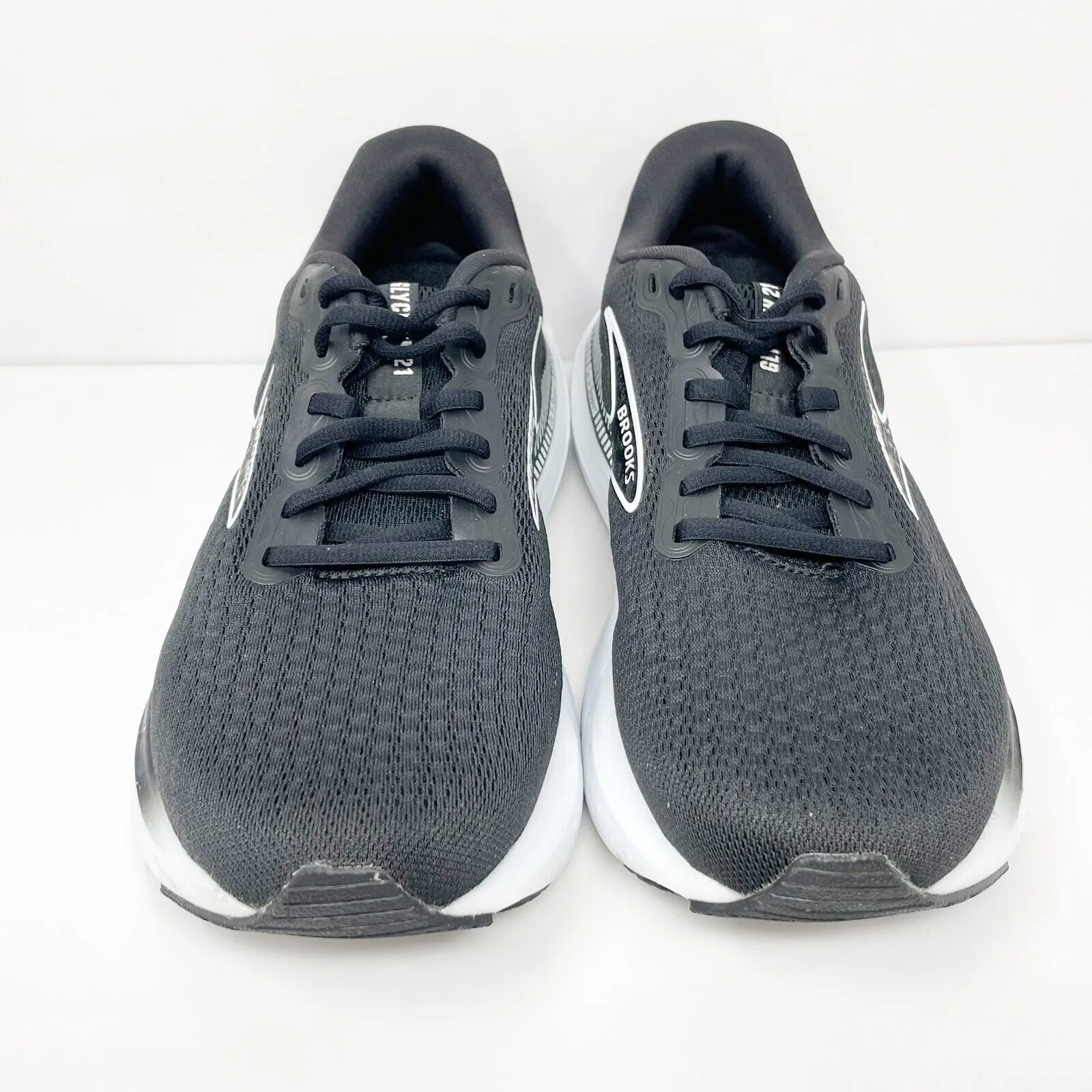 Brooks Womens Glycerin GTS 21 1204091D090 Black Running Shoes Sneakers Sz 8.5 D