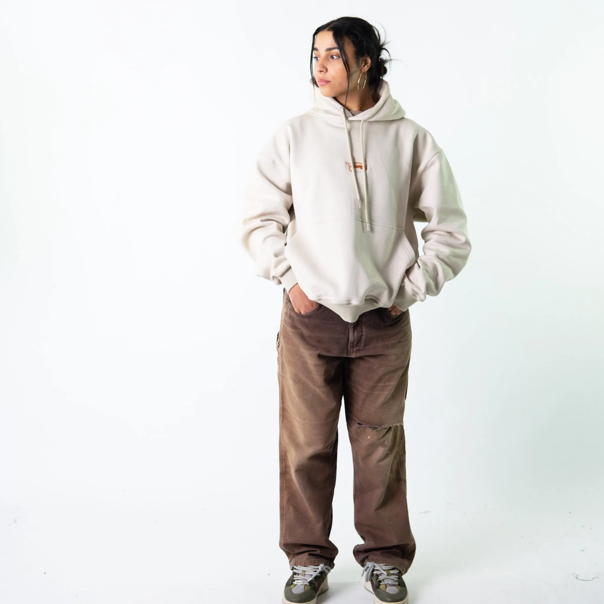 Brown 90s Carhartt  Cargo Skater Trousers Pants Jeans (34x32)