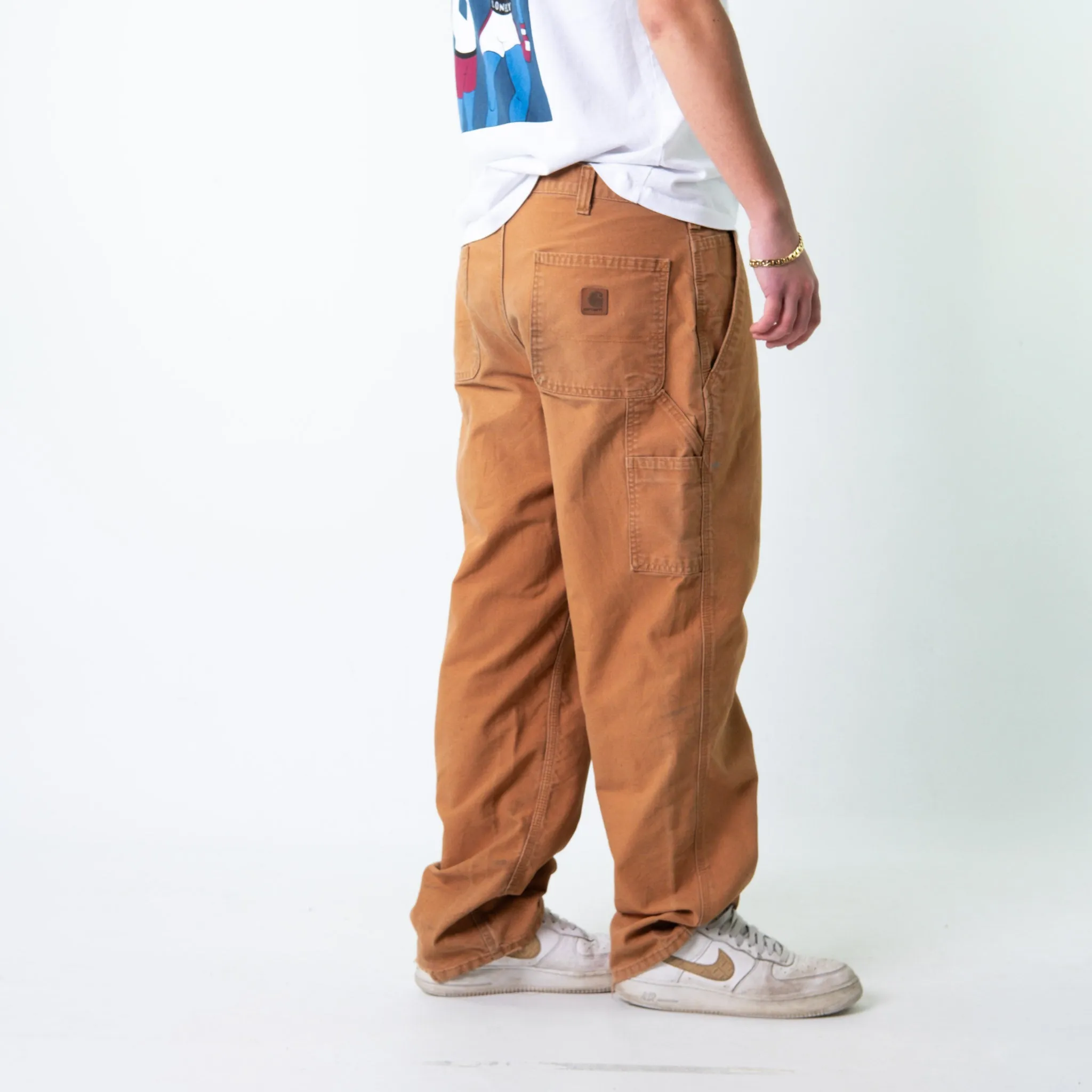 Brown 90s Carhartt  Cargo Skater Trousers Pants Jeans (36x32)