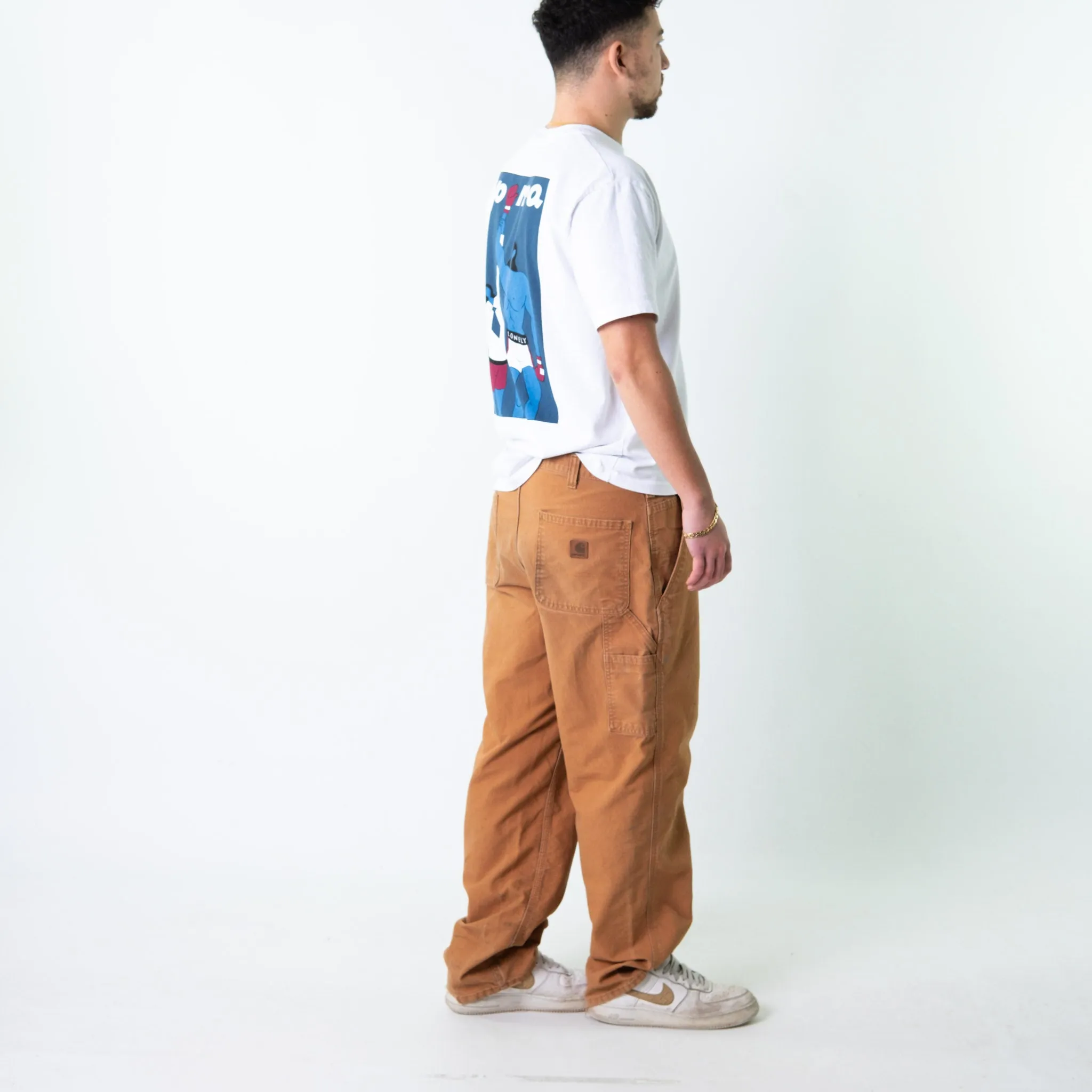 Brown 90s Carhartt  Cargo Skater Trousers Pants Jeans (36x32)