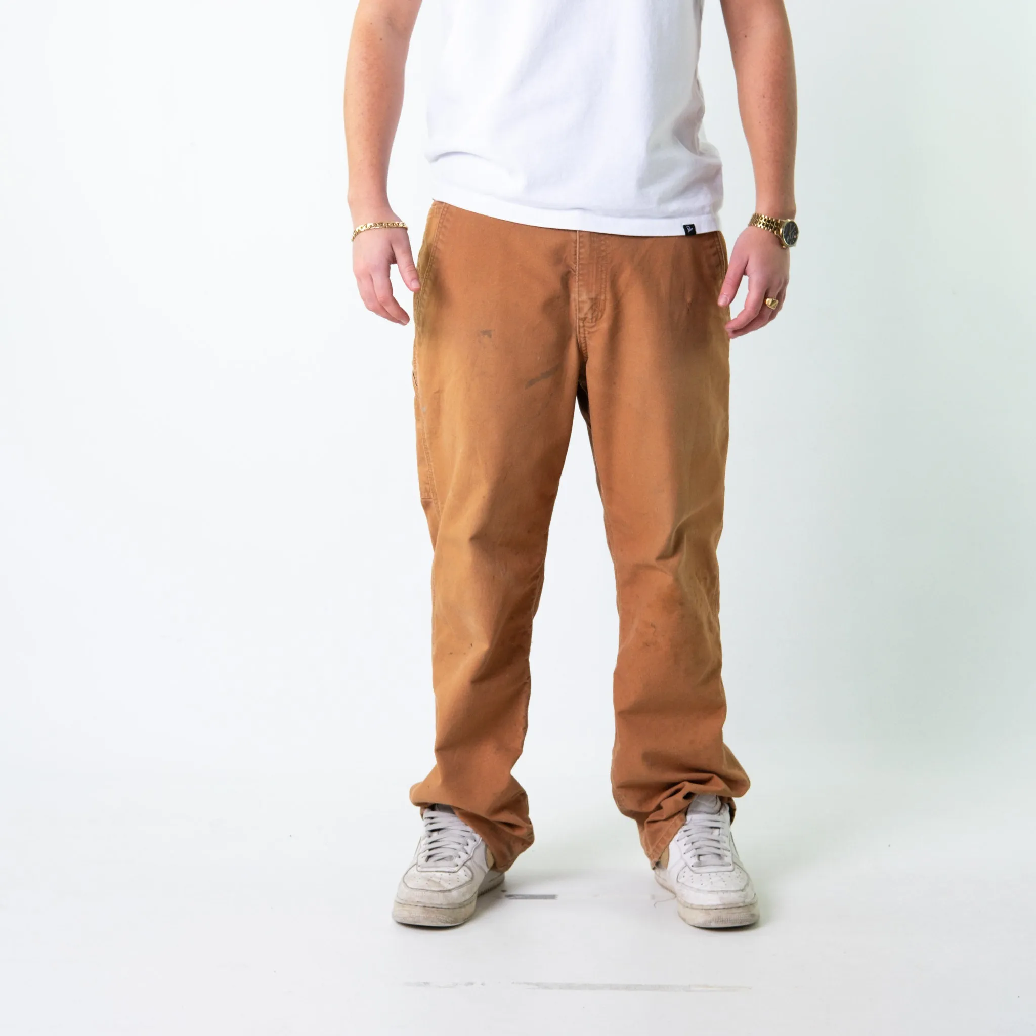 Brown 90s Carhartt  Cargo Skater Trousers Pants Jeans (36x32)