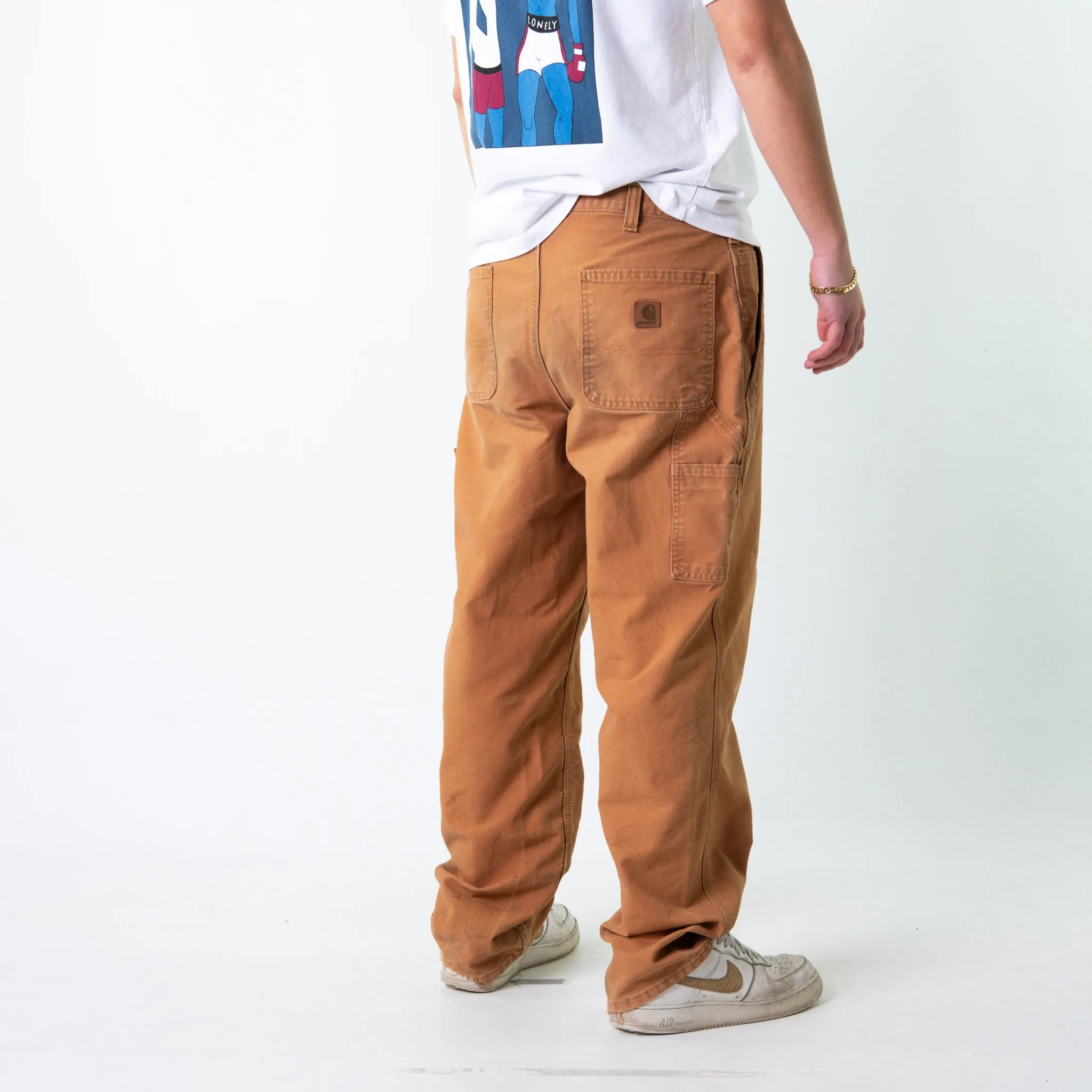 Brown 90s Carhartt  Cargo Skater Trousers Pants Jeans (36x32)