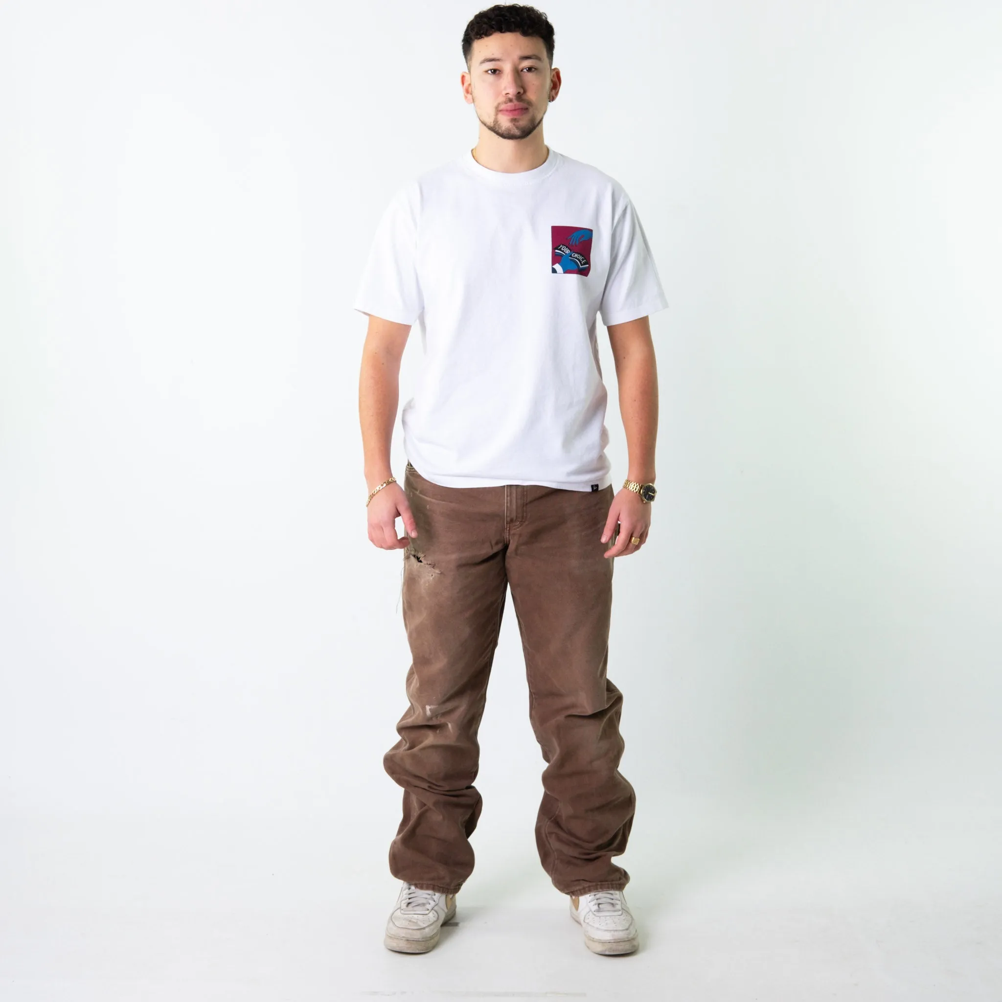 Brown 90s Dickies  Cargo Skater Trousers Pants Jeans (34x36)