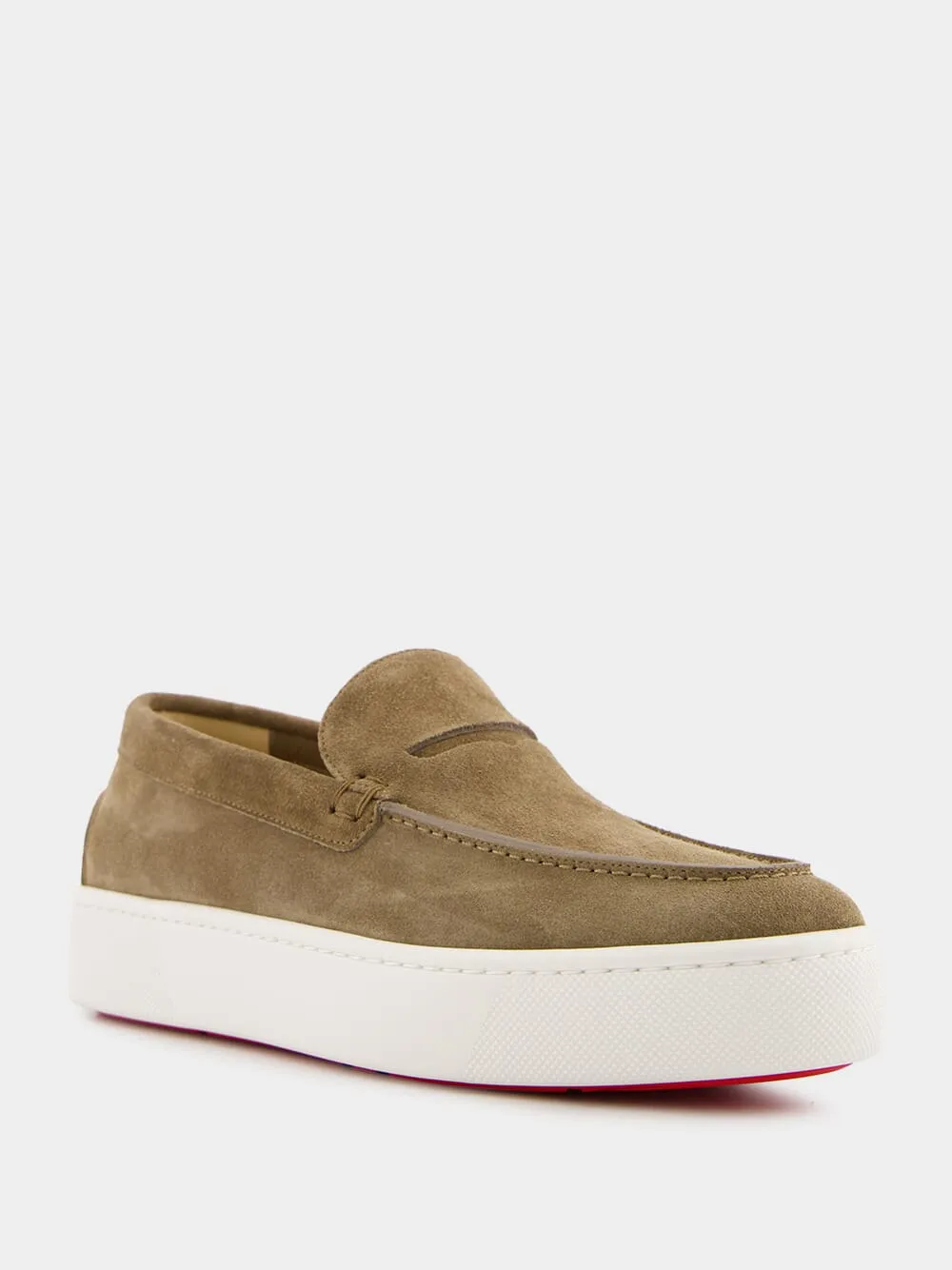 Brown Loafers Paqueboat Crosta Retournée