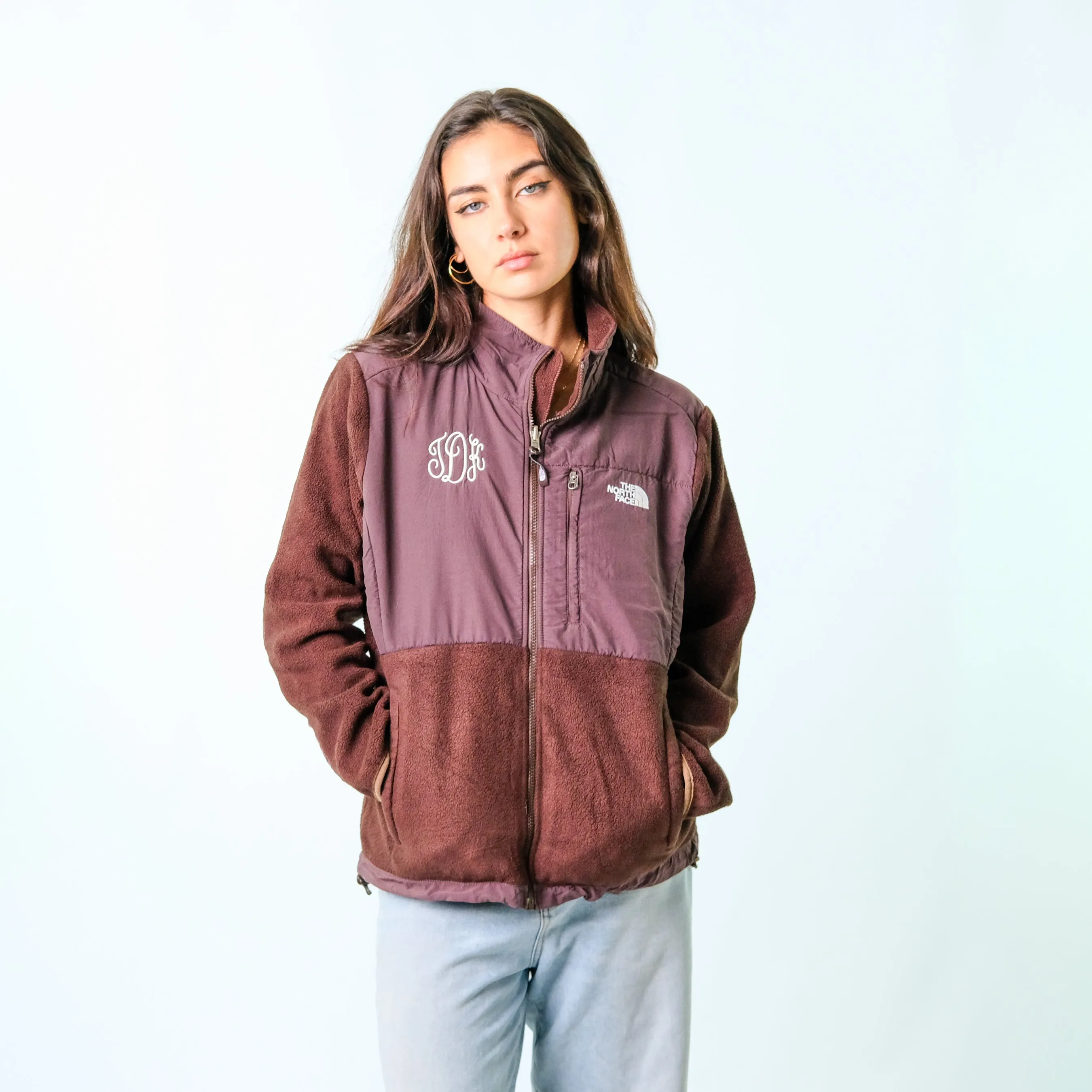 Brown y2ks The North Face Fleece (L)