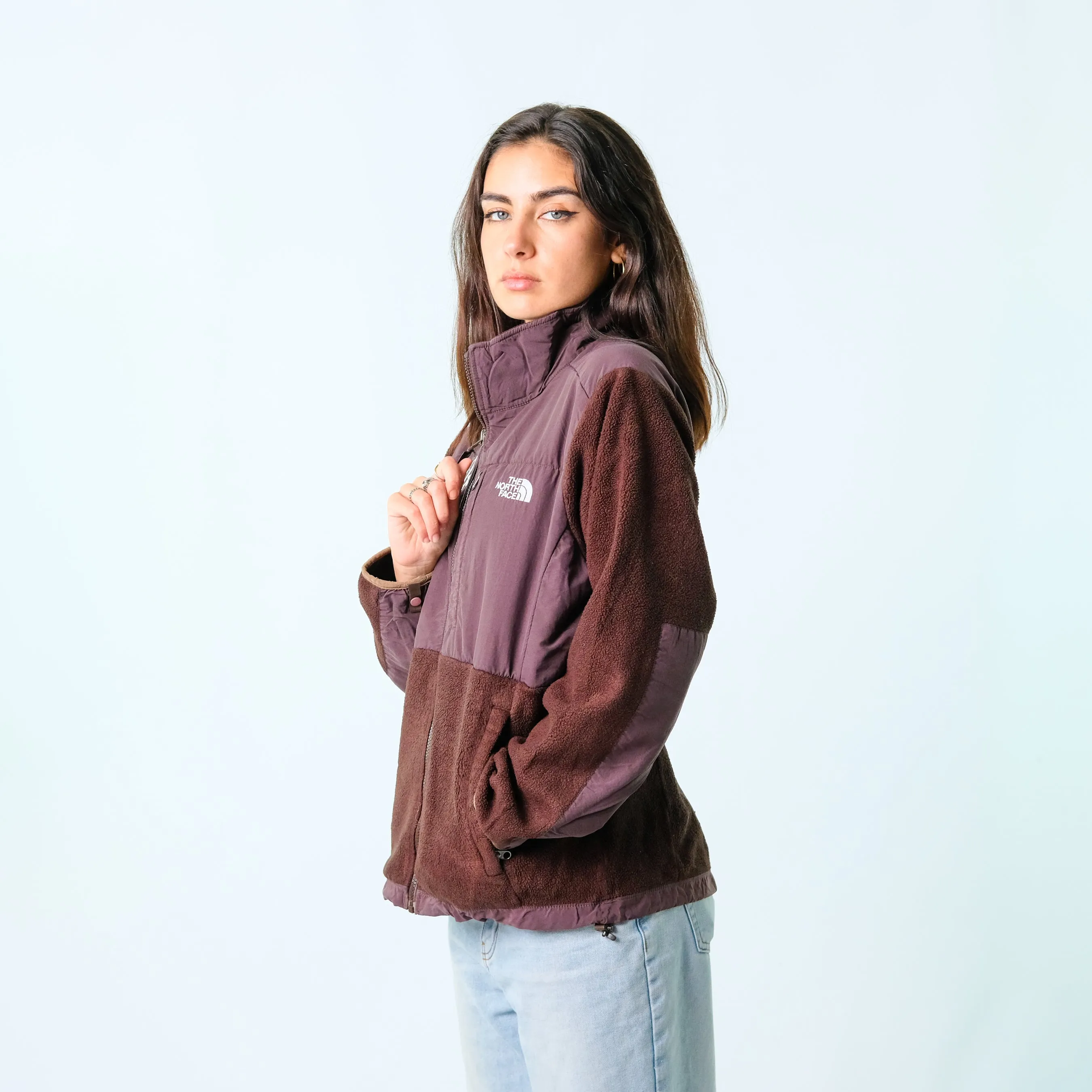 Brown y2ks The North Face Fleece (L)