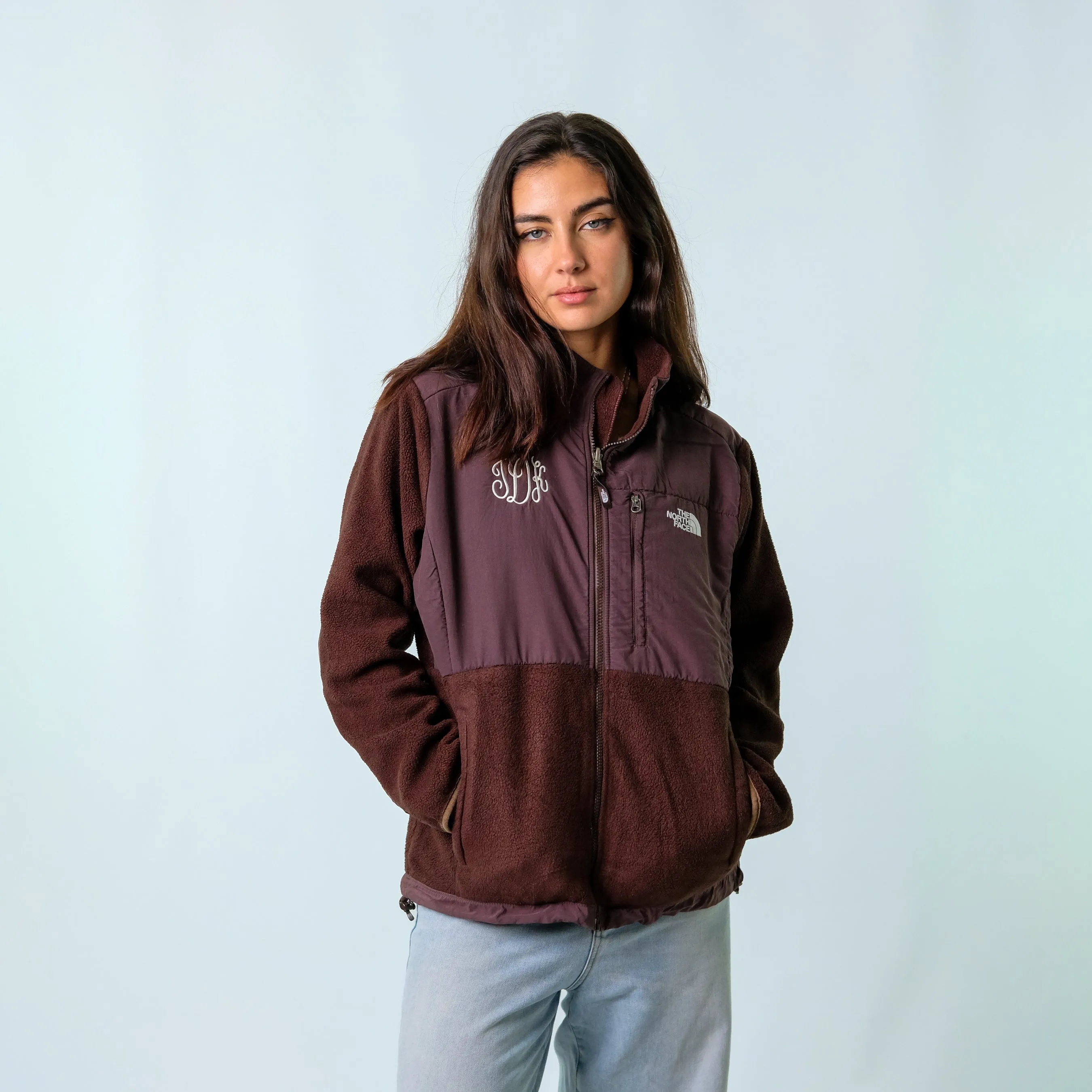 Brown y2ks The North Face Fleece (L)