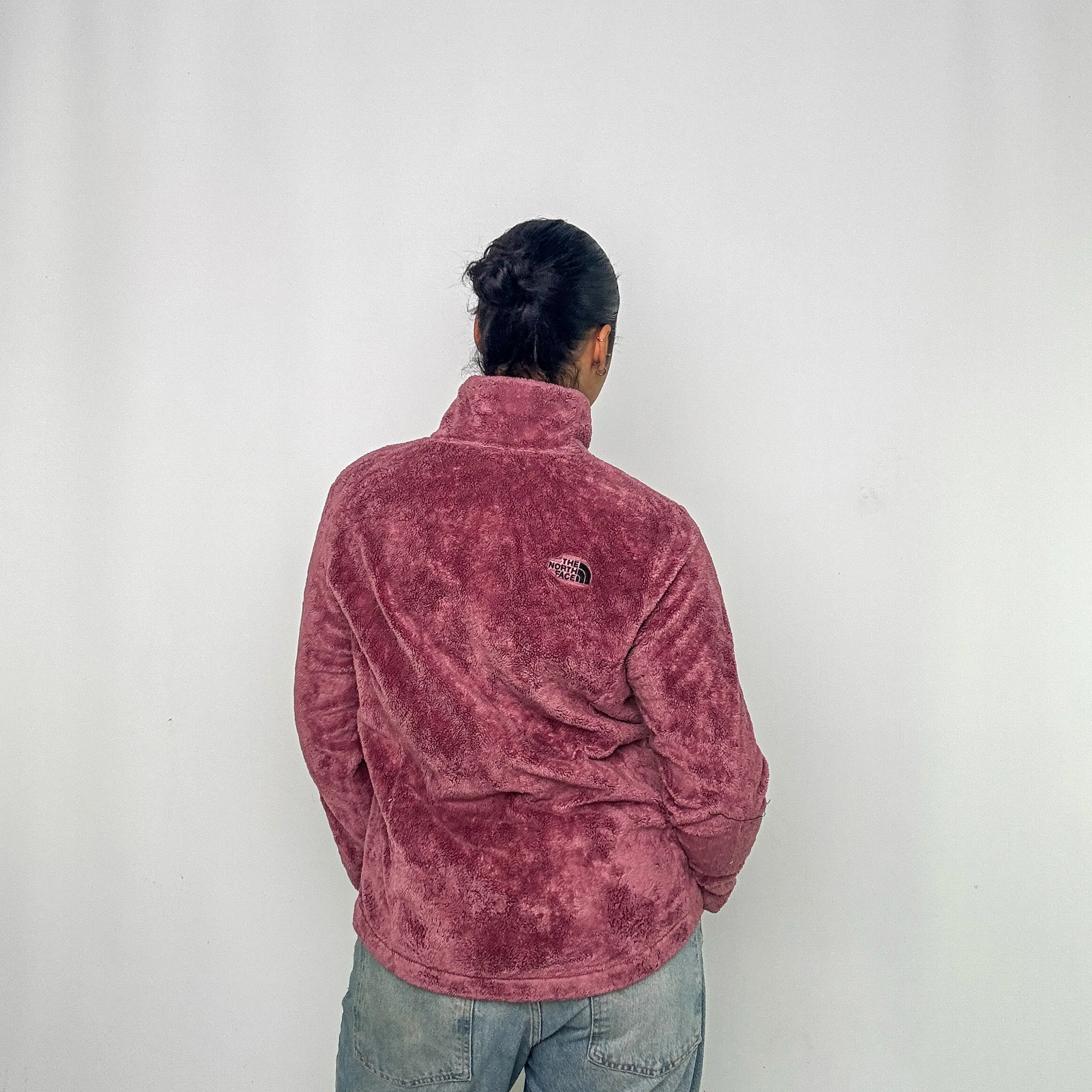 Burgundy Red y2ks The North Face Fleece (L)