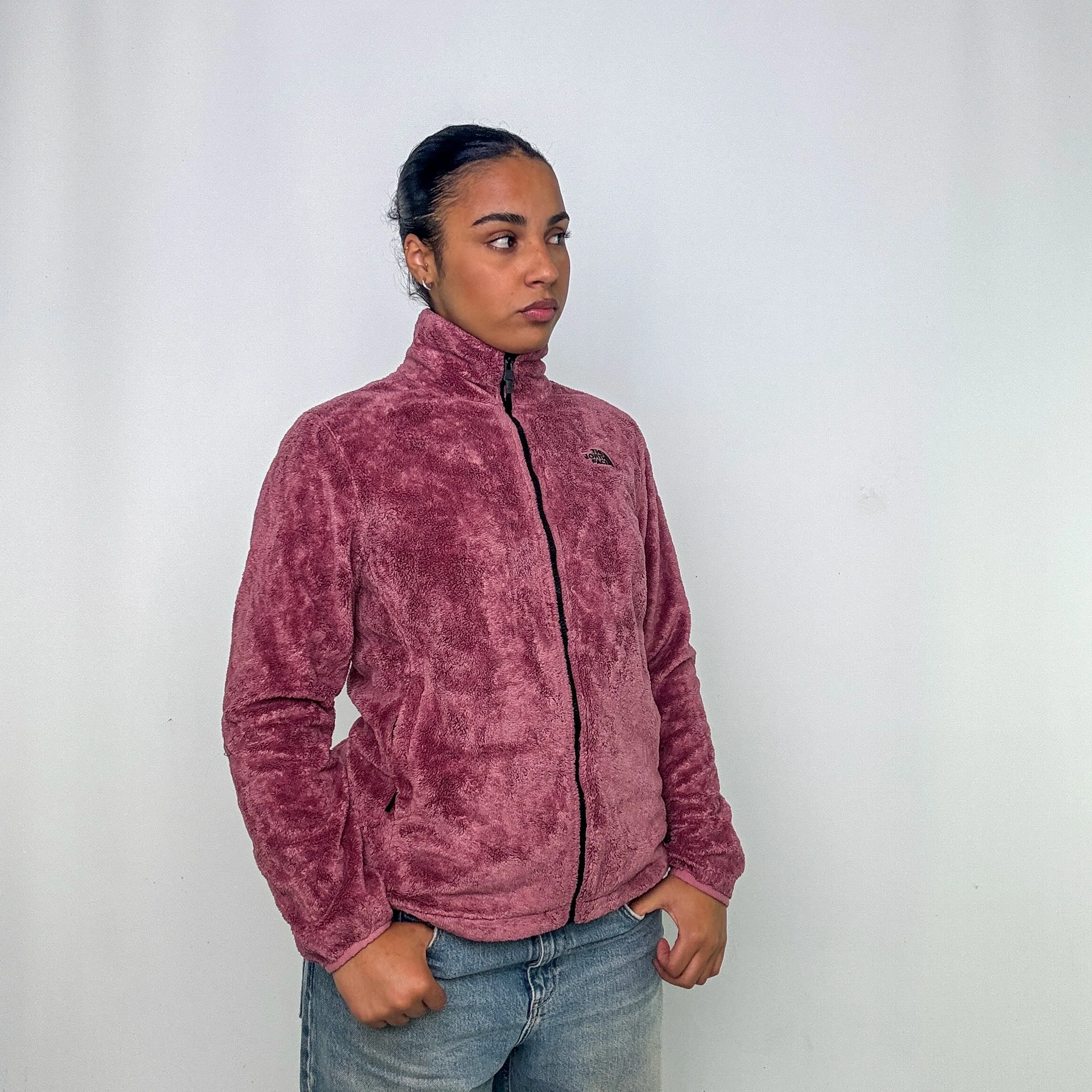 Burgundy Red y2ks The North Face Fleece (L)