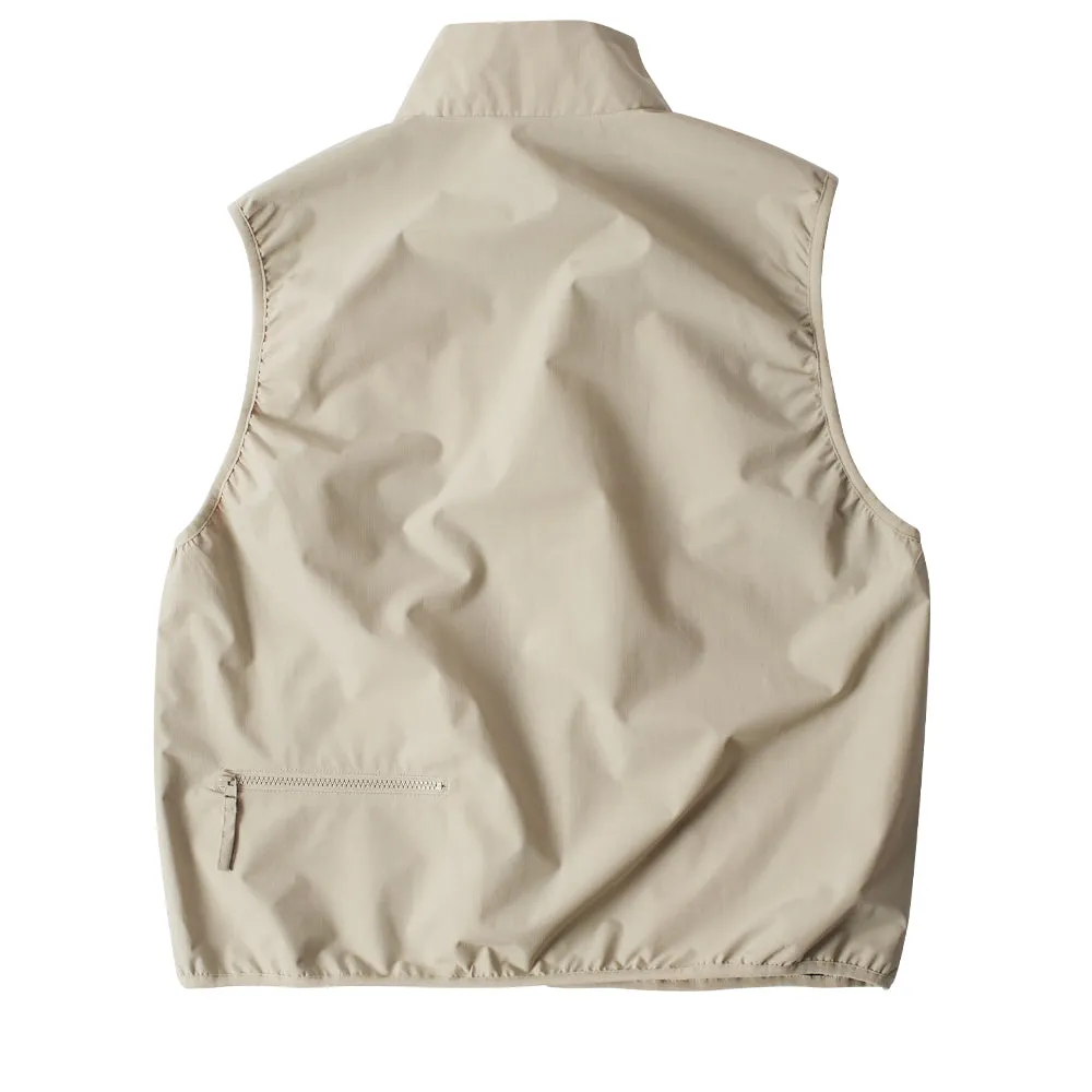 BY PARRA GHOST CAVE REVERSIBLE VEST // TAN