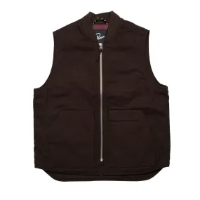 BY PARRA THE SECRET GARDEN VEST // CHOCOLATE