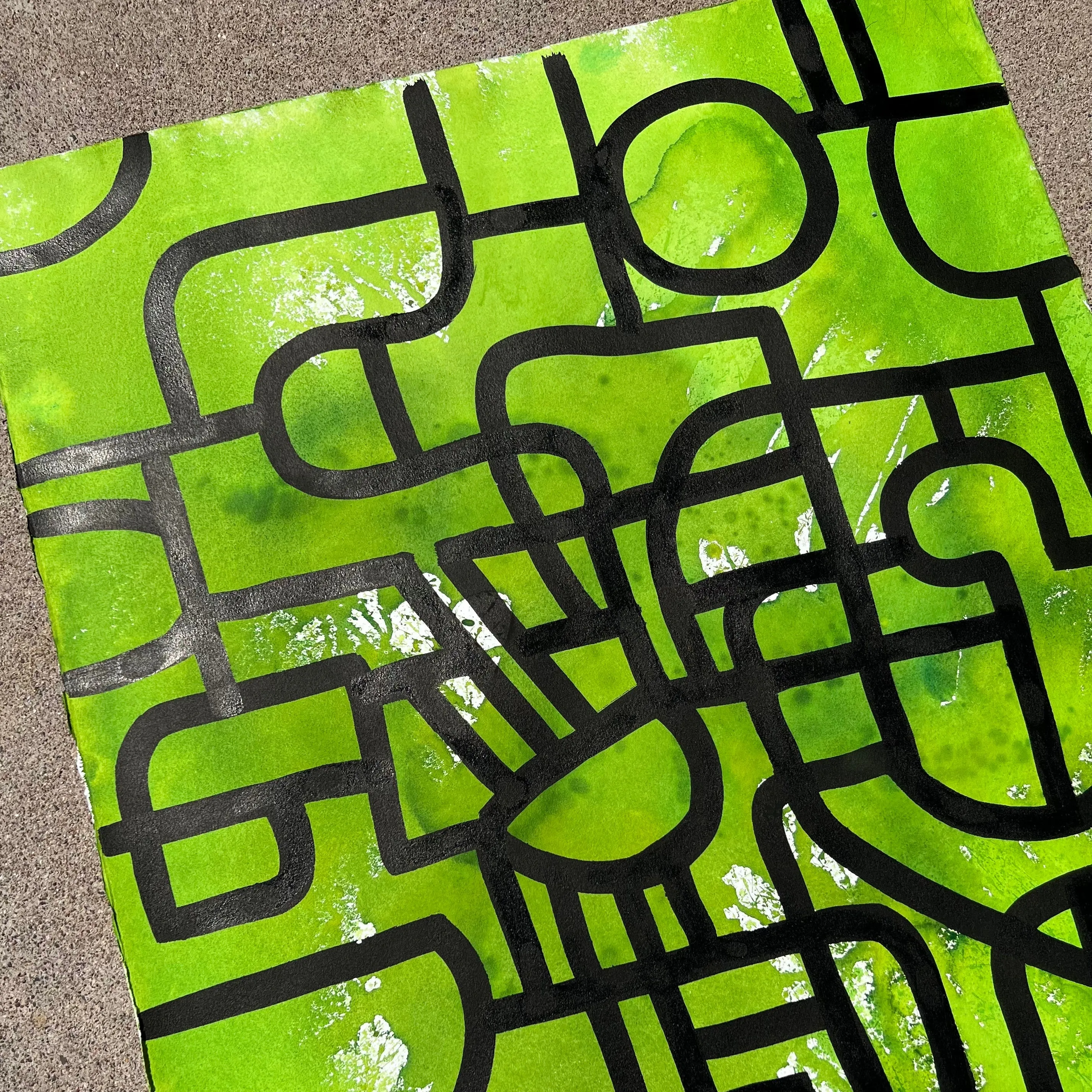 Cartography of Liminal Spaces - Green #1