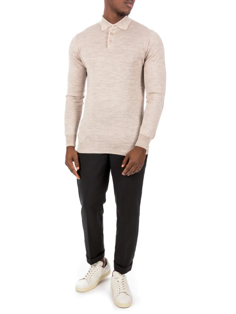 Cashmere Junkies Ls Polo | Credomen