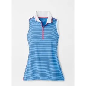 Chrissie Zip-Sleeveless Performance Polo