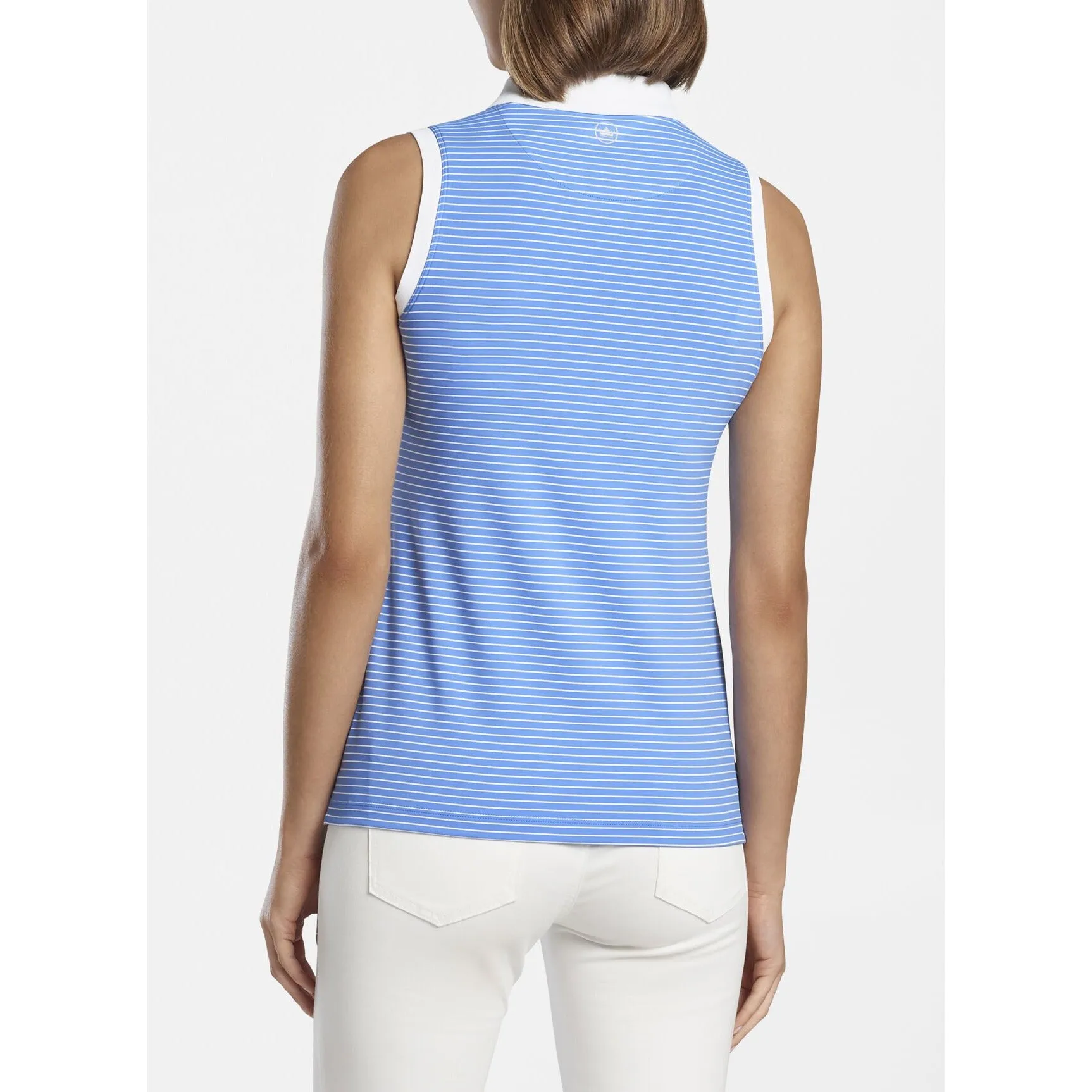 Chrissie Zip-Sleeveless Performance Polo