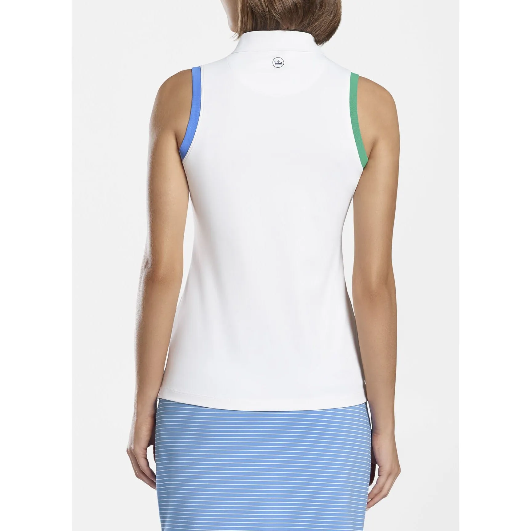 Chrissie Zip-Sleeveless Performance Polo