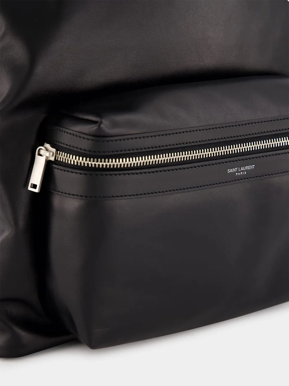 City Matte Leather Backpack