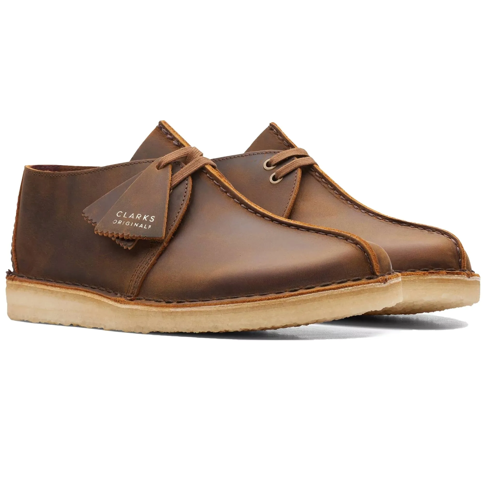 Clarks Men's Brown Deseret Trek Beeswax Loafers