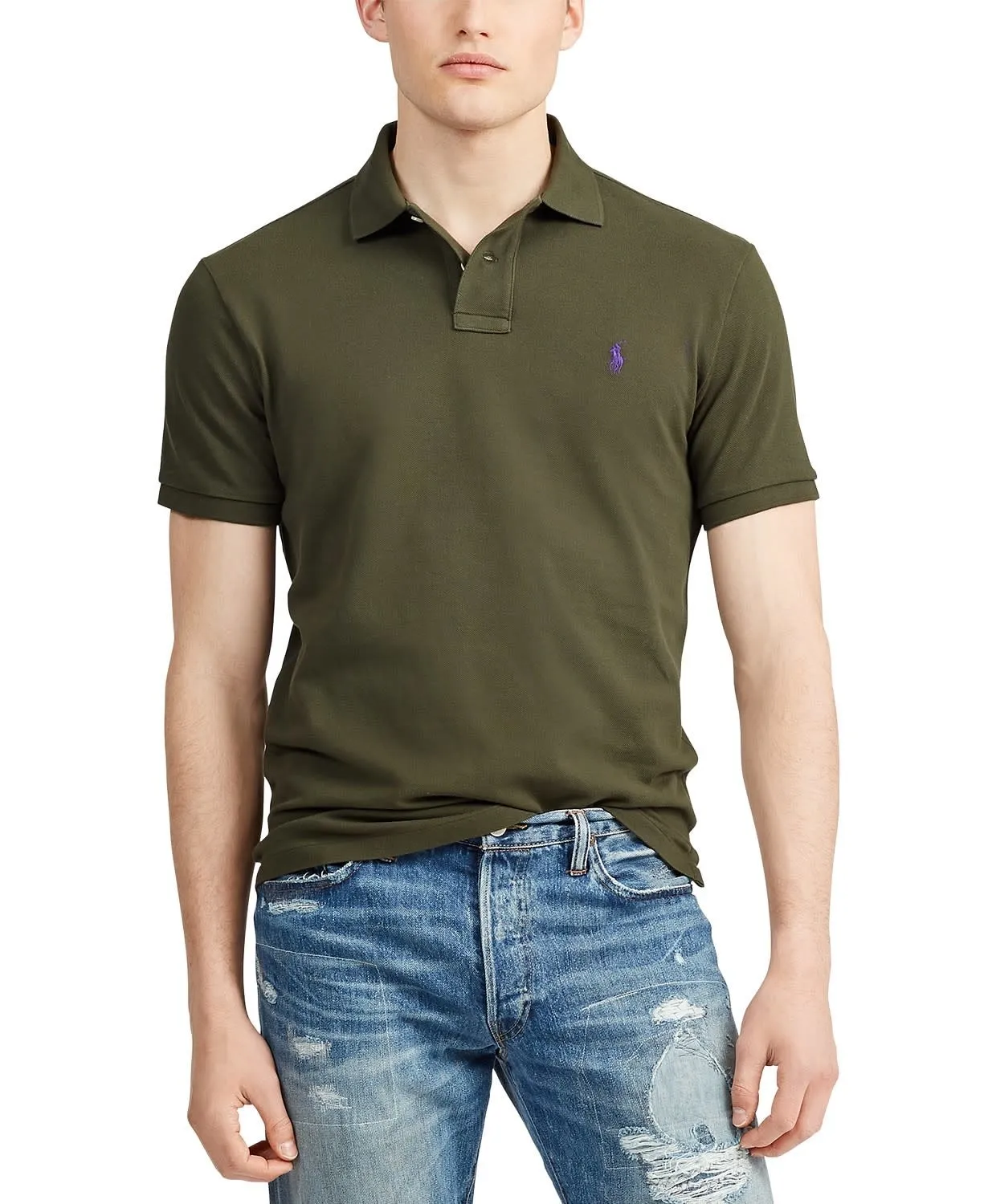 Classic Fit Mesh Polo (Fall)