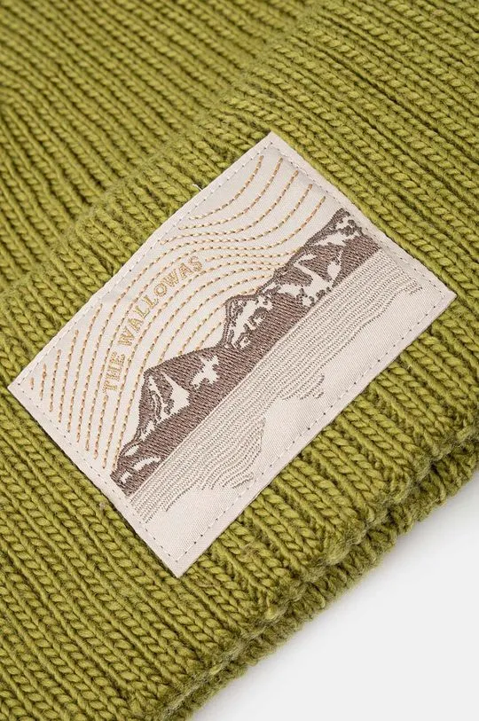 Columbia beanie Wallowa green color thick knit 2092571