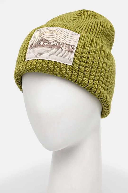 Columbia beanie Wallowa green color thick knit 2092571