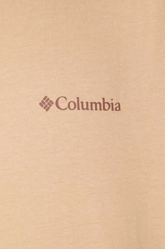 Columbia cotton t-shirt North Cascades beige color