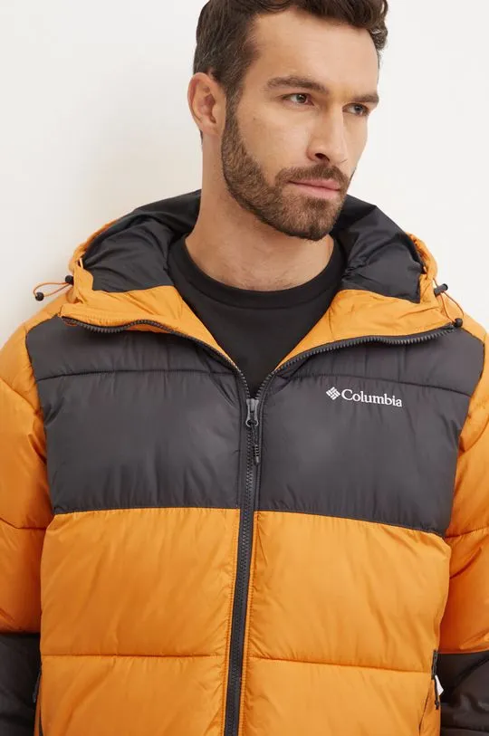 Columbia jacket men's orange color