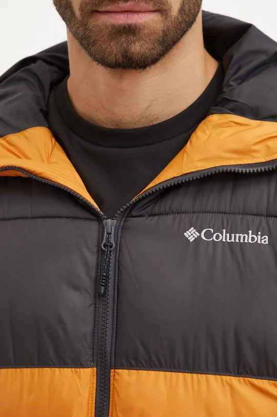 Columbia jacket men's orange color