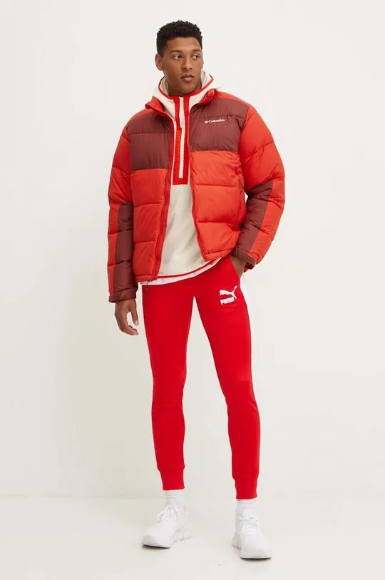 Columbia jacket men's red color