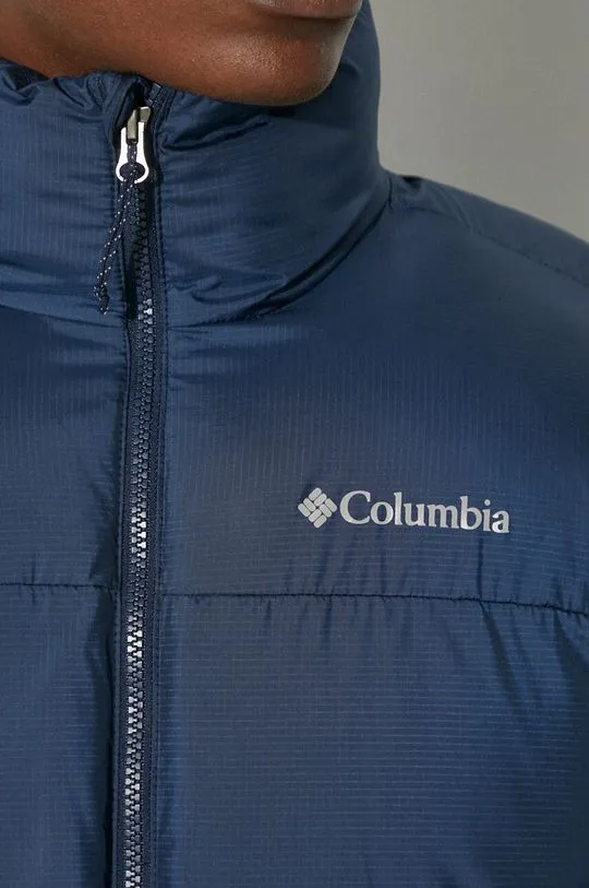 Columbia jacket Puffect men's navy blue color 2086861