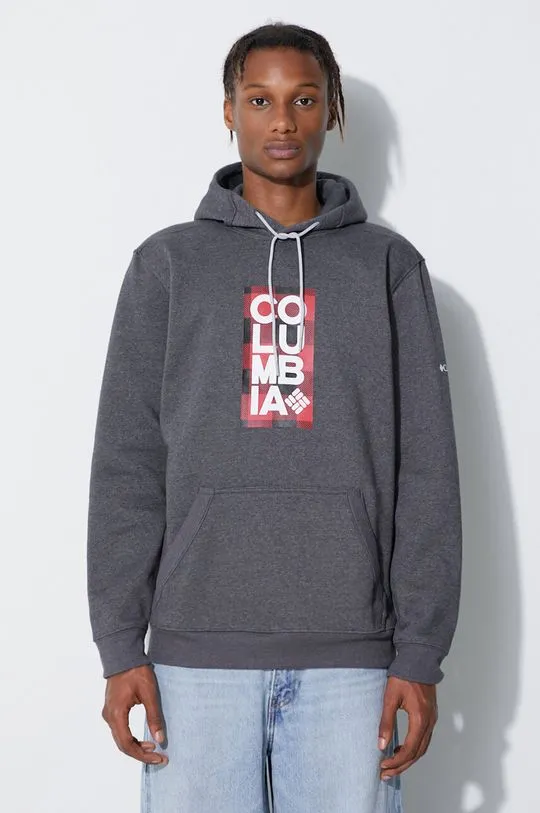 Columbia sweatshirt EM2179 HOODIE men's gray color