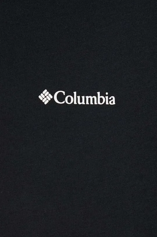 Columbia t-shirt men’s black color