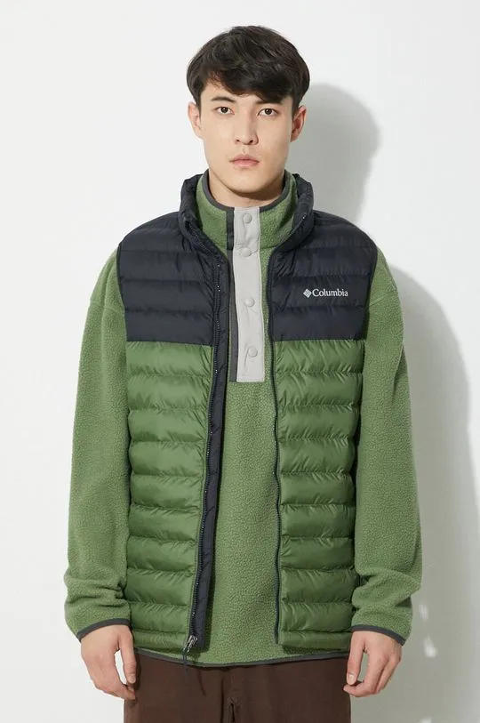 Columbia vest men’s green color