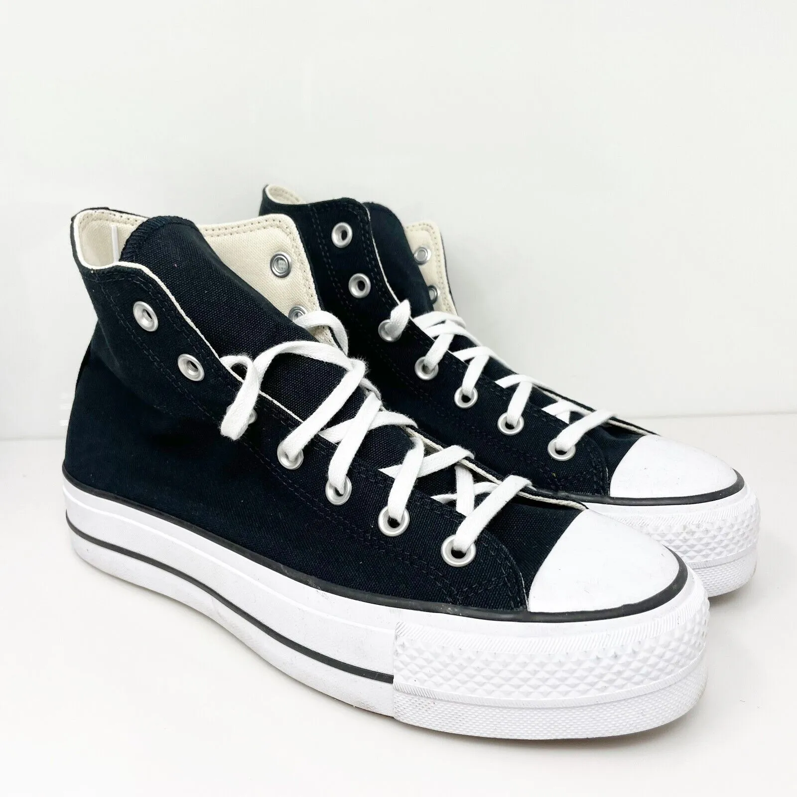 Converse Womens CT All Star Lift Hi 560845F Black Casual Shoes Sneakers Size 9