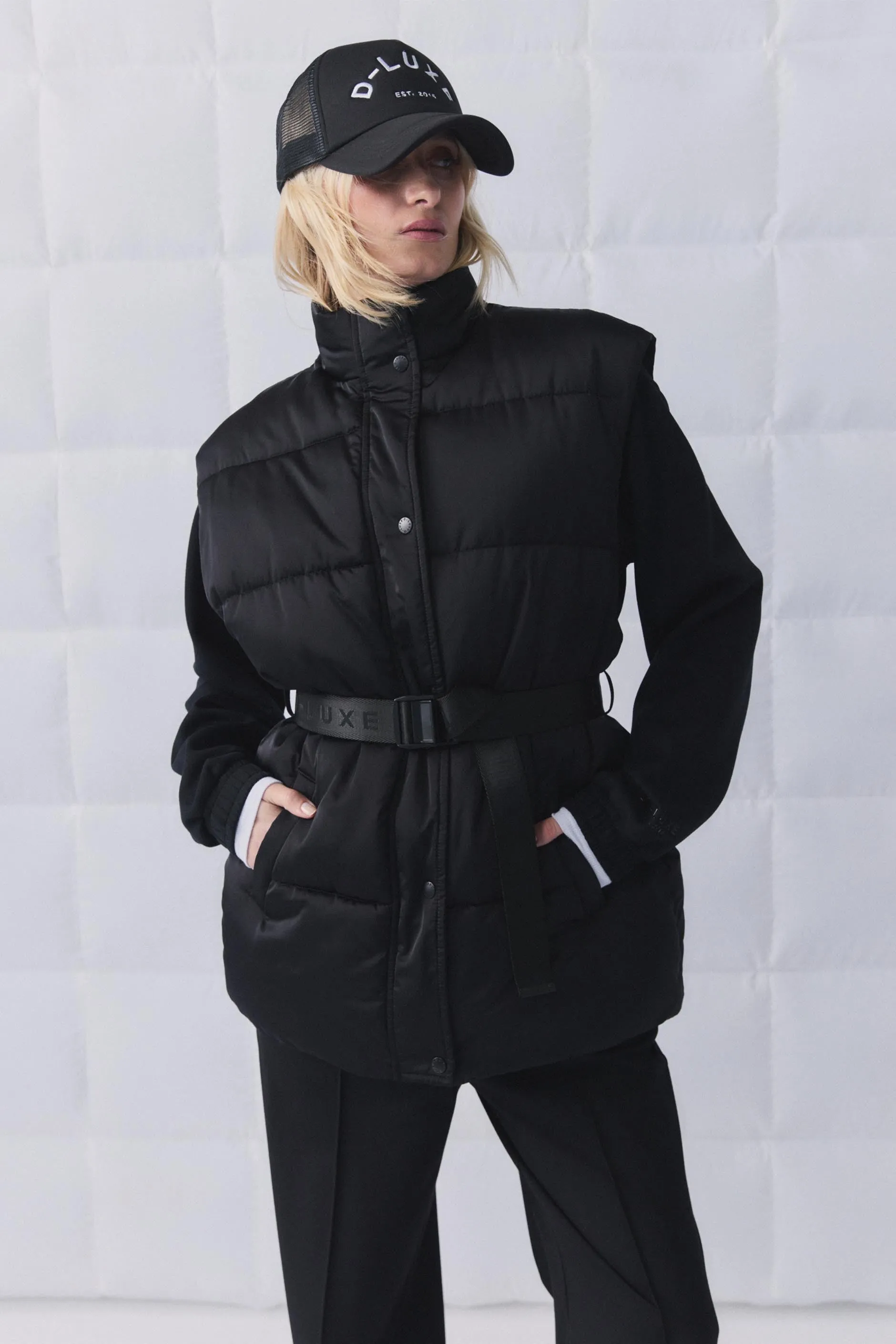 D-Luxe Midi Puffer Vest