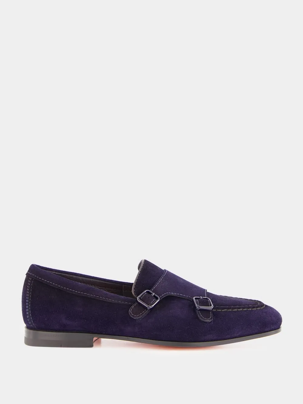 Dark Blue Dong Suede Formal Loafers