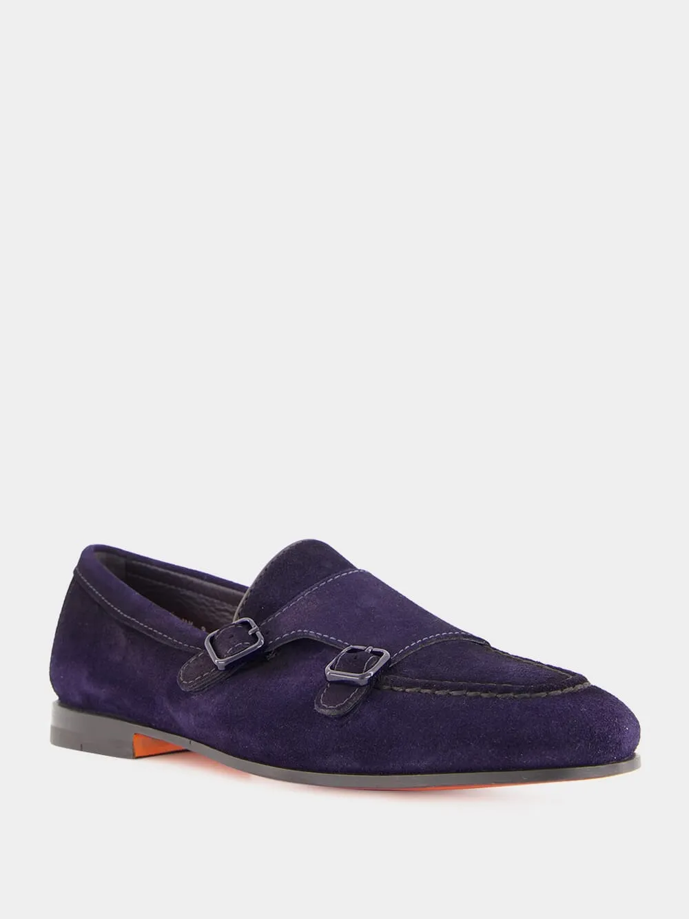 Dark Blue Dong Suede Formal Loafers