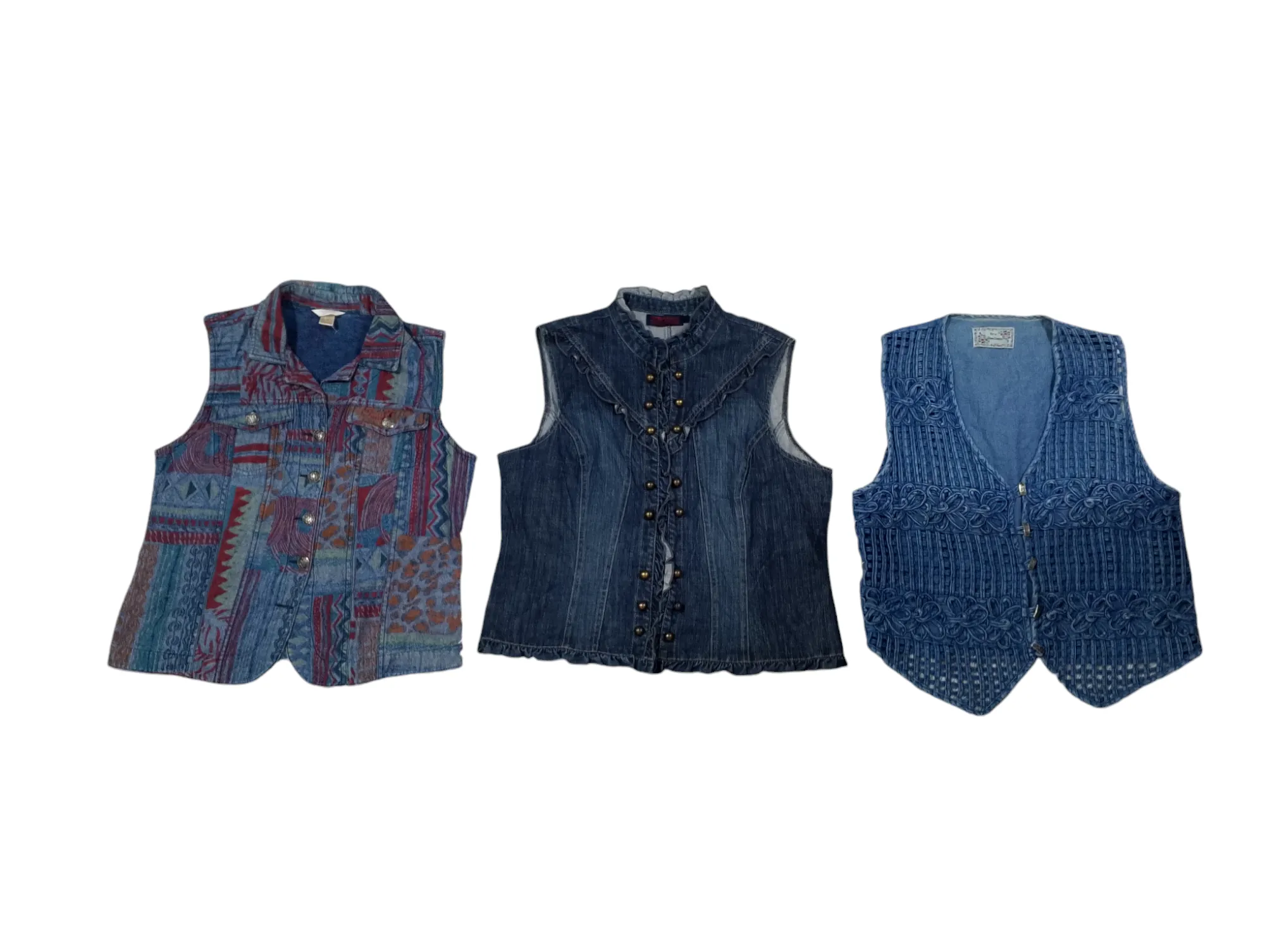 Denim Cute Vest Mix - 8 pcs - 18/9/24