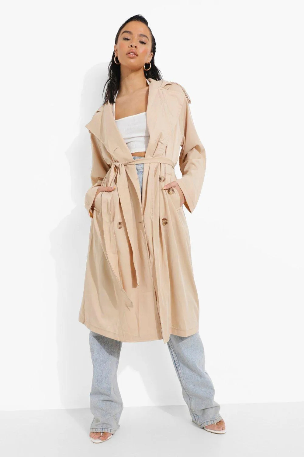 Double Breasted Trench Coat