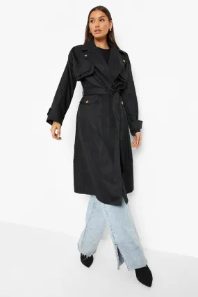 Double Layer Trench Coat