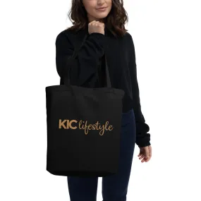 Eco Tote Bag in Black and Gold